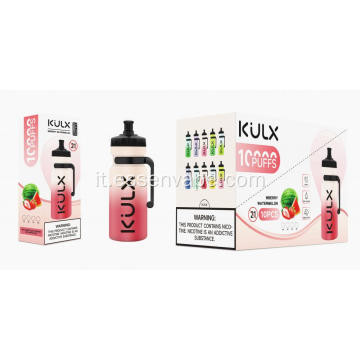 Strawberry Kiwi Kulx 10000 sbuffi sapori di vaporizzazione Spagna